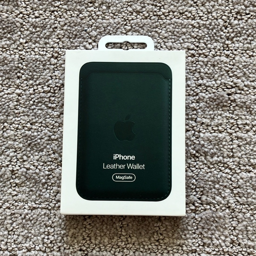 Apple leather wallet